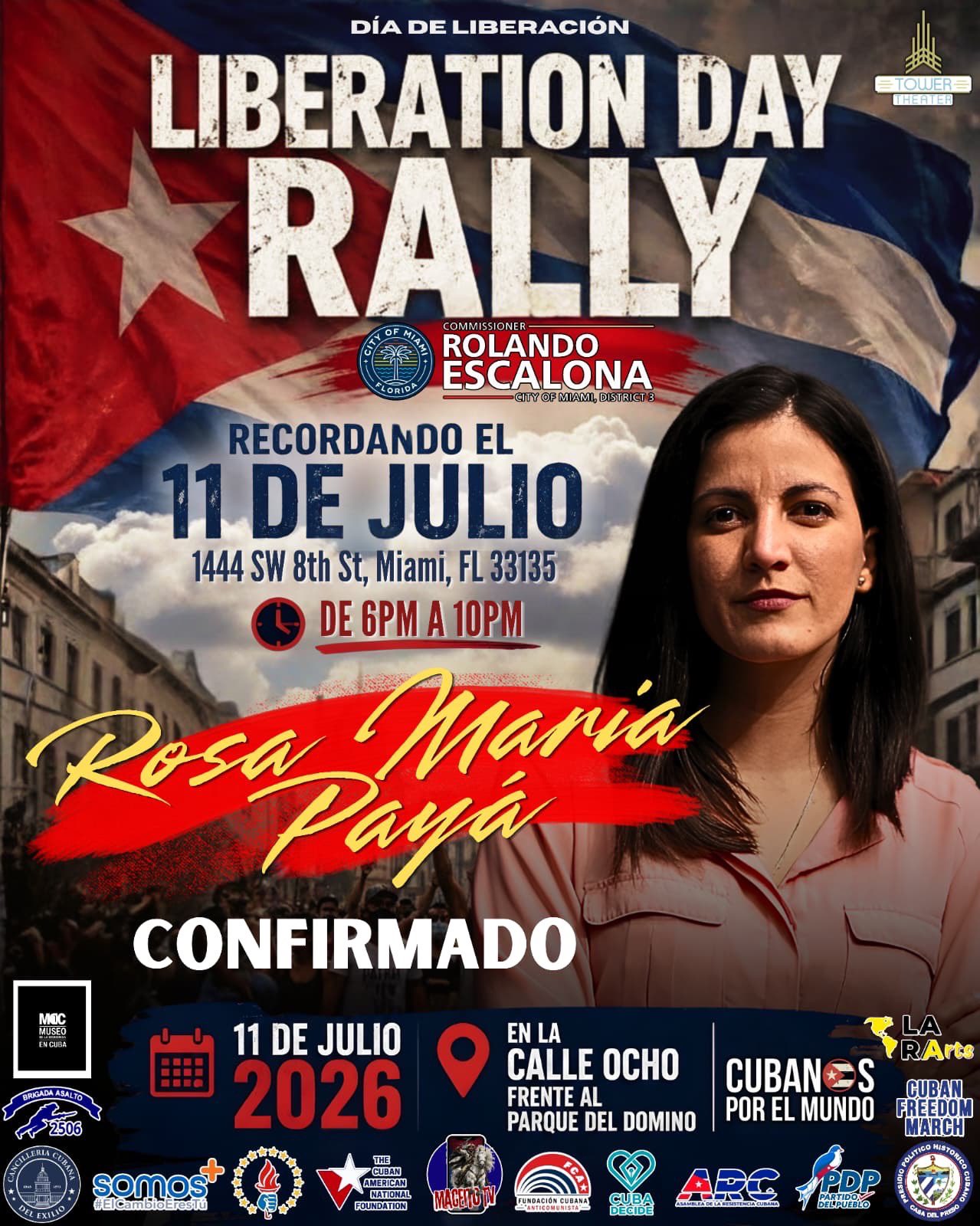 Liberation Day Rally featuring Rosa María Payá (Cuba Decide)