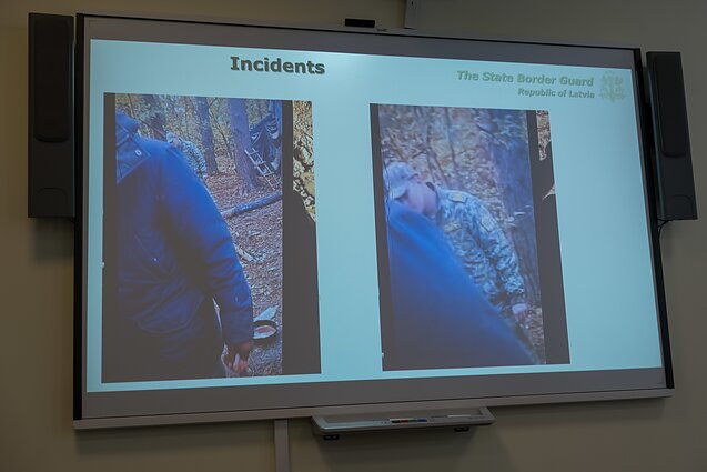 Latvian State Border Guard presentation of border incidents